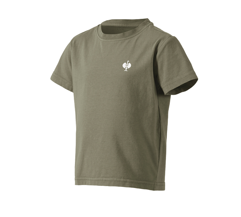 T-Shirts, Pullover & Skjorter: T-shirt e.s.motion ten pure, børne + mosgrøn vintage