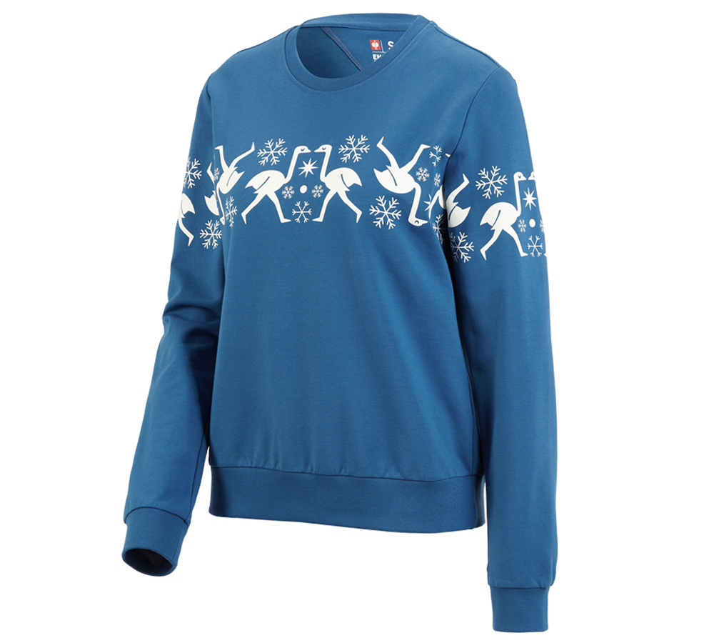 T-Shirts, Pullover & Skjorter: e.s. norsk sweatshirt, damer + baltikblå