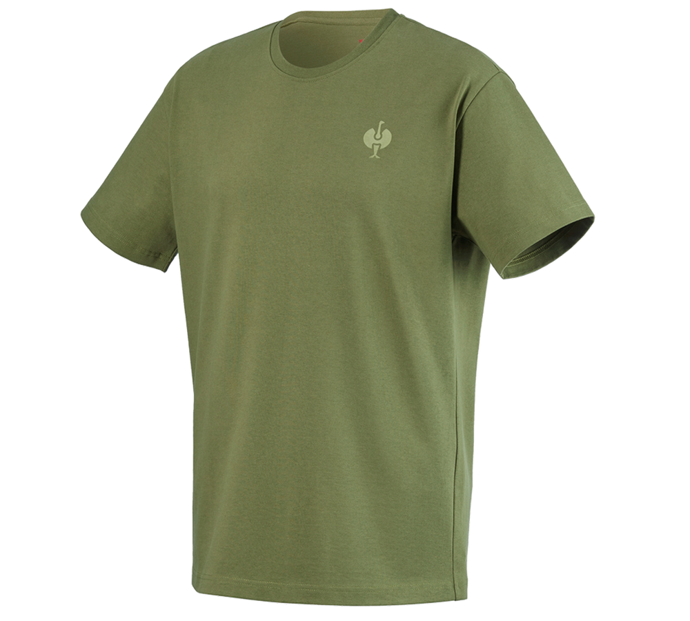 T-Shirts, Pullover & Skjorter: T-shirt heavy e.s.iconic + bjerggrøn