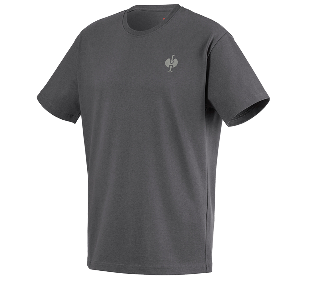 T-Shirts, Pullover & Skjorter: T-shirt heavy e.s.iconic + karbongrå