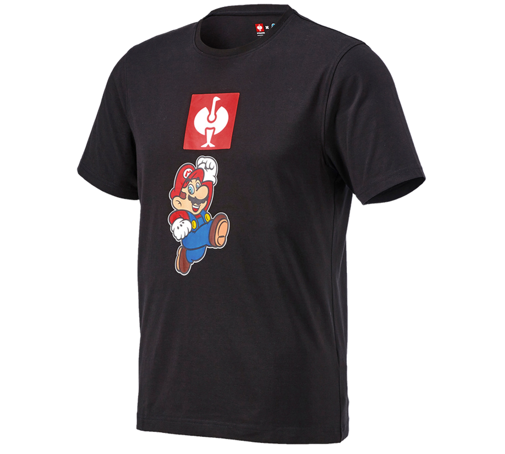 Collaborations: Super Mario T-Shirt, men's + black