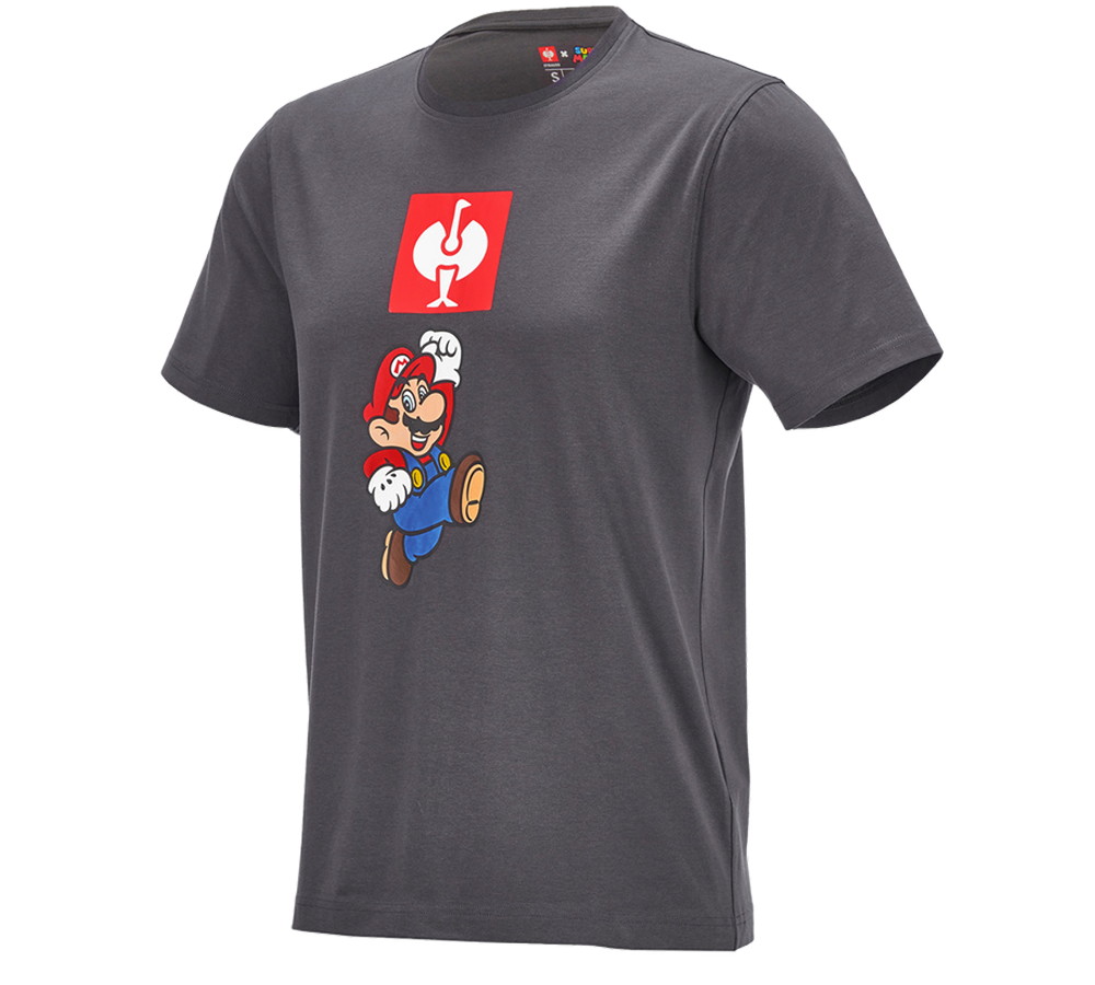 Samarbejde: Super Mario T-shirt, herrer + antracit