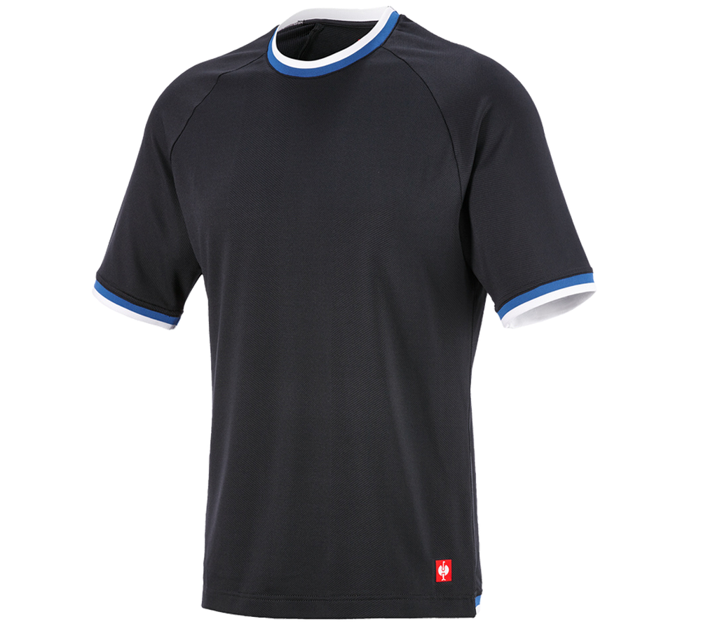 T-Shirts, Pullover & Skjorter: Funktions-T-shirt e.s.ambition + grafit/ensianblå