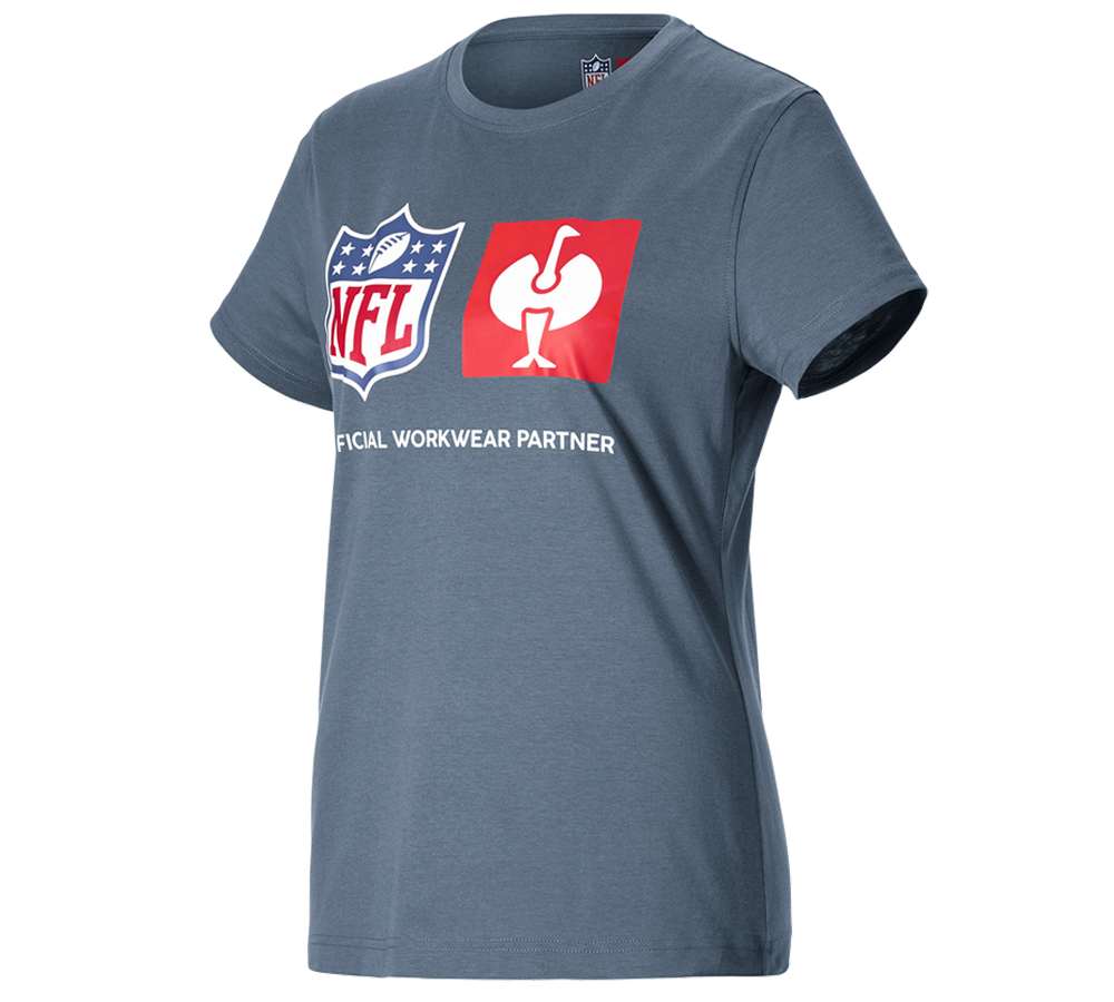 T-Shirts, Pullover & Skjorter: NFL T-Shirt cotton, ladies + oxidblå