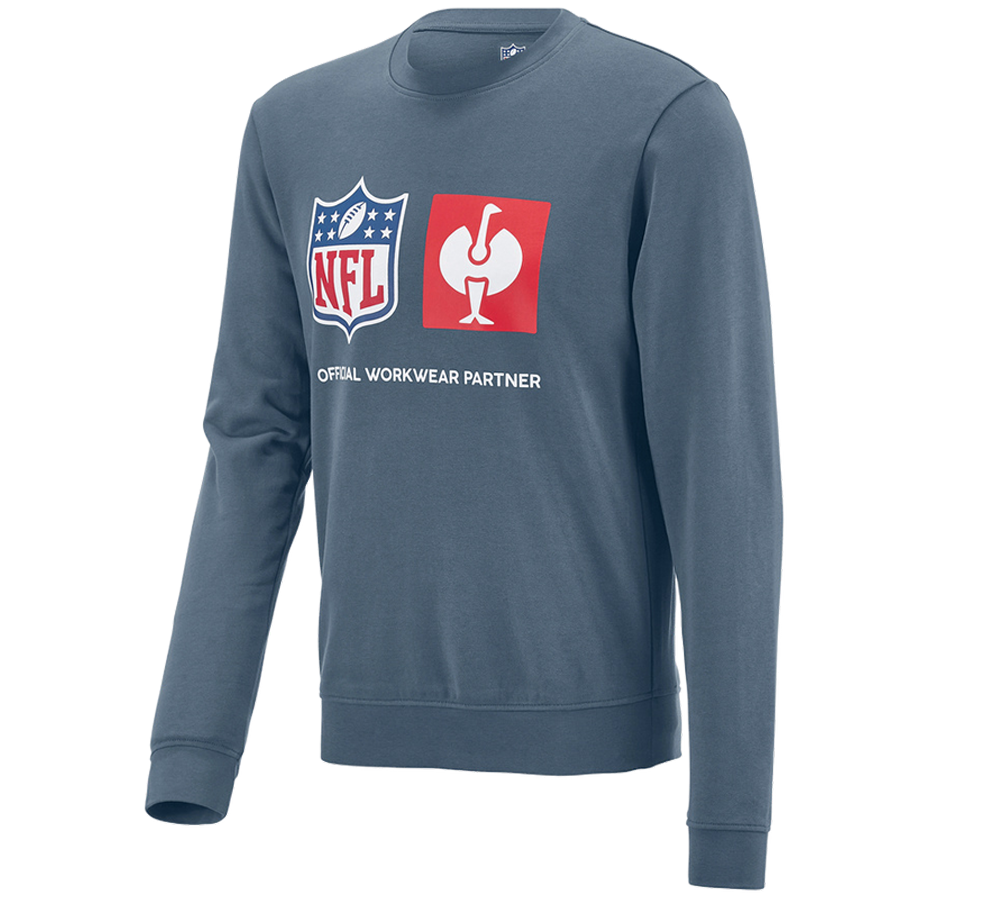 Samarbejde: NFL Sweatshirt cotton + oxidblå