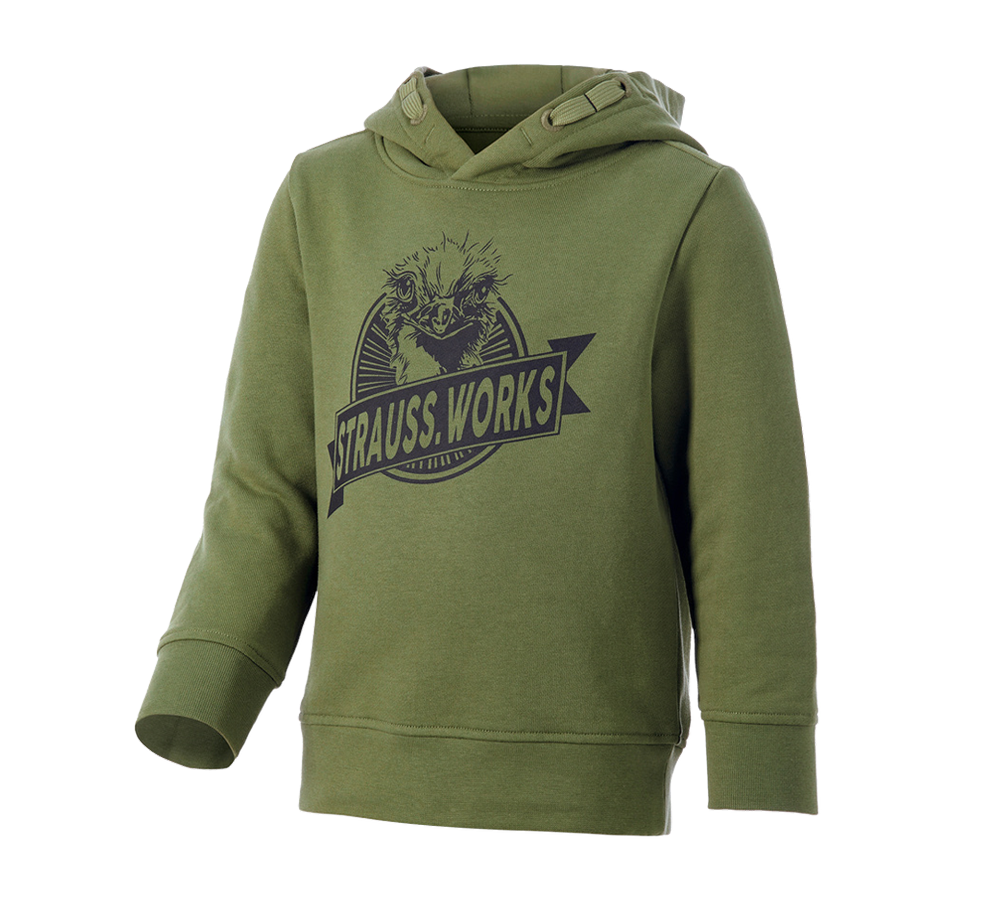 Clothing: Hoody sweatshirt e.s.iconic works, children's + mountaingreen