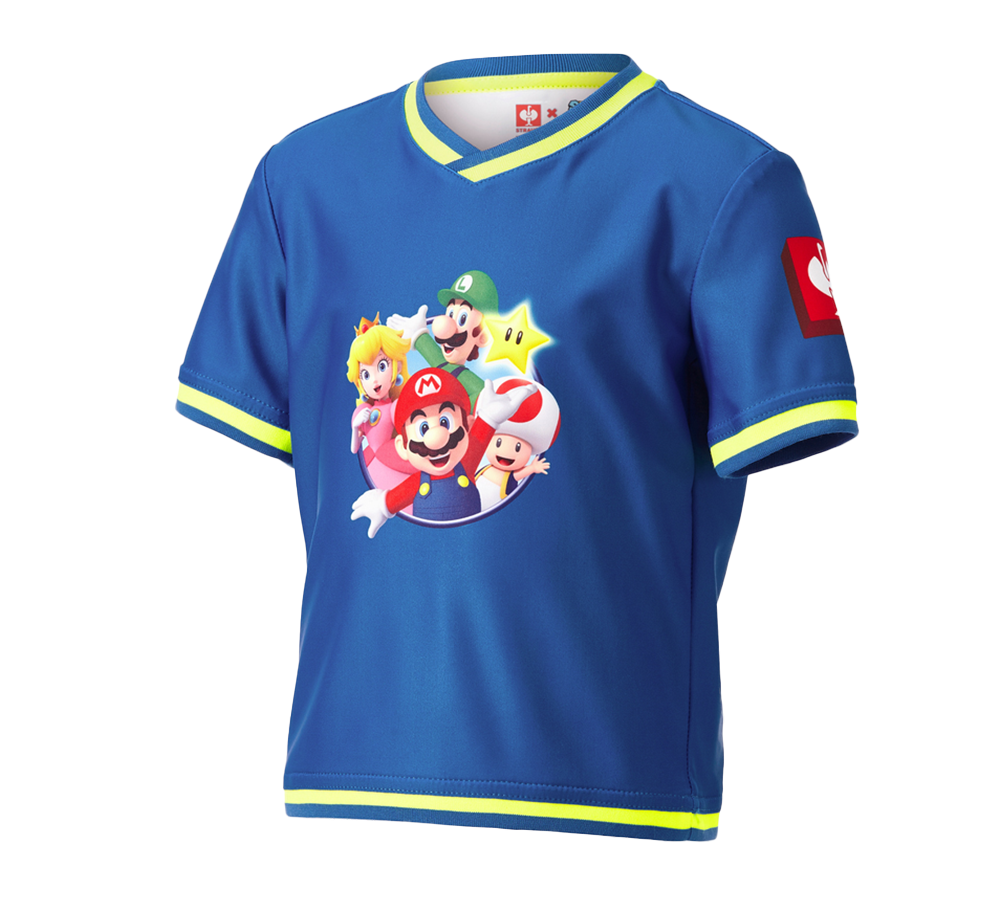 Collaborations: Super Mario functional T-shirt, children’s + gentianblue