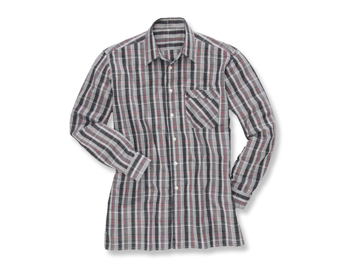 T-Shirts, Pullover & Skjorter: Langærmet skjorte Bremen + grå