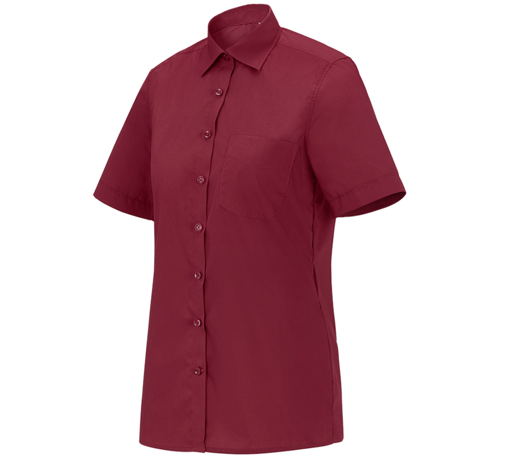 T-Shirts, Pullover & Skjorter: e.s. servicebluse kortærmet + rubin