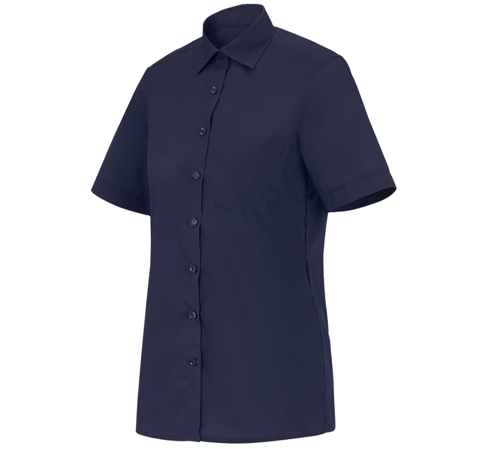 T-Shirts, Pullover & Skjorter: e.s. servicebluse kortærmet + mørkeblå