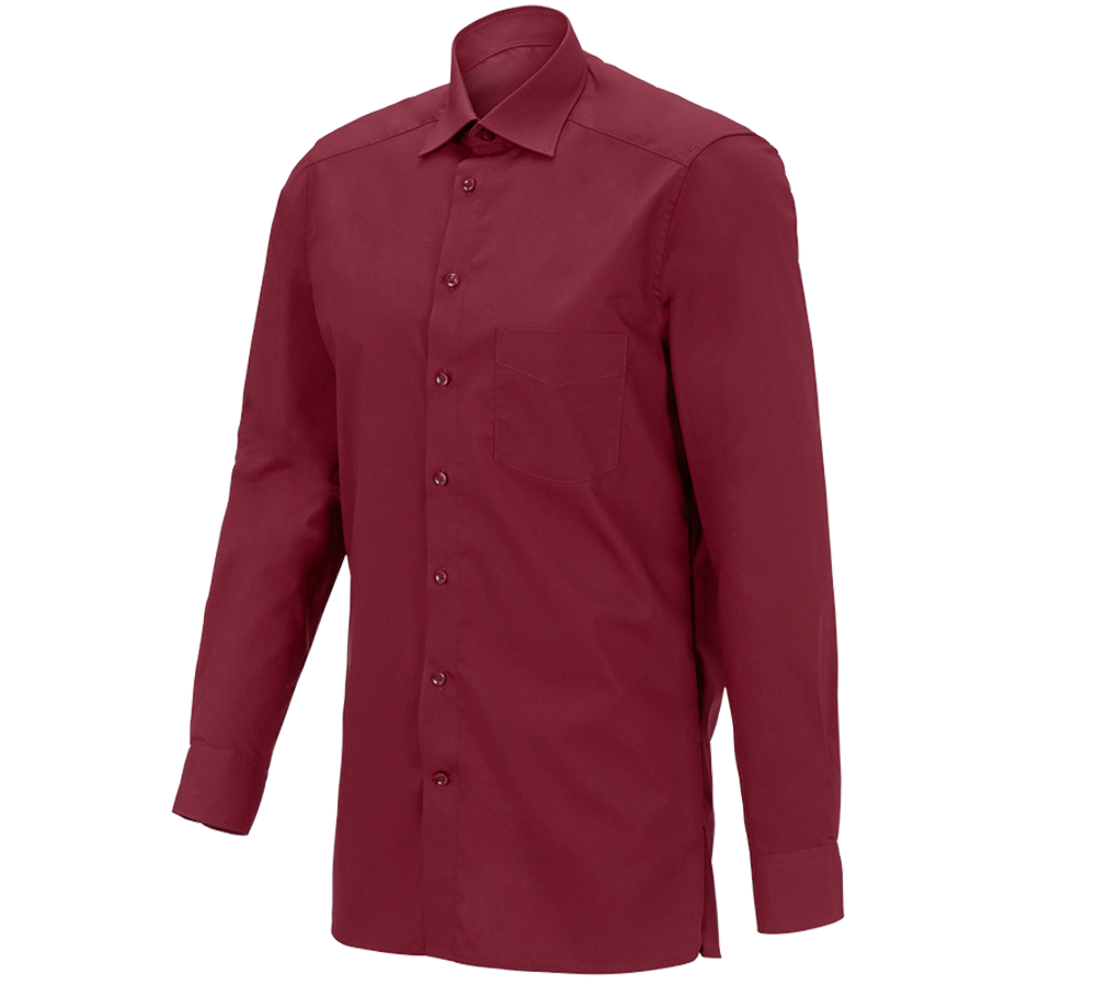 T-Shirts, Pullover & Skjorter: e.s. serviceskjorte langærmet + rubin