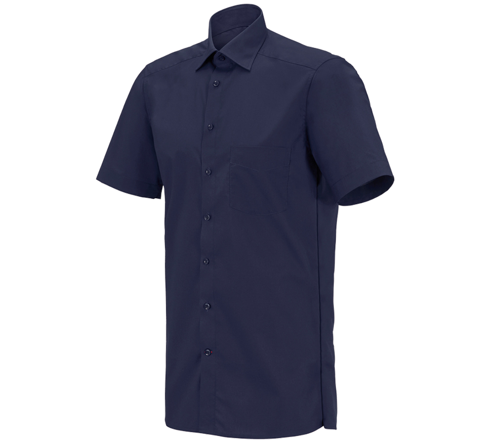 T-Shirts, Pullover & Skjorter: e.s. serviceskjorte kortærmet + mørkeblå