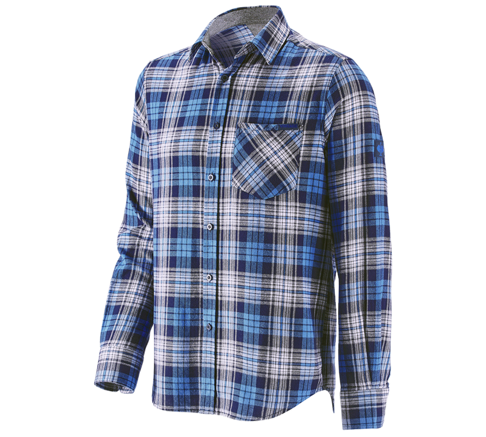 T-Shirts, Pullover & Skjorter: Karo skjorte e.s.vintage + arktisblåternet