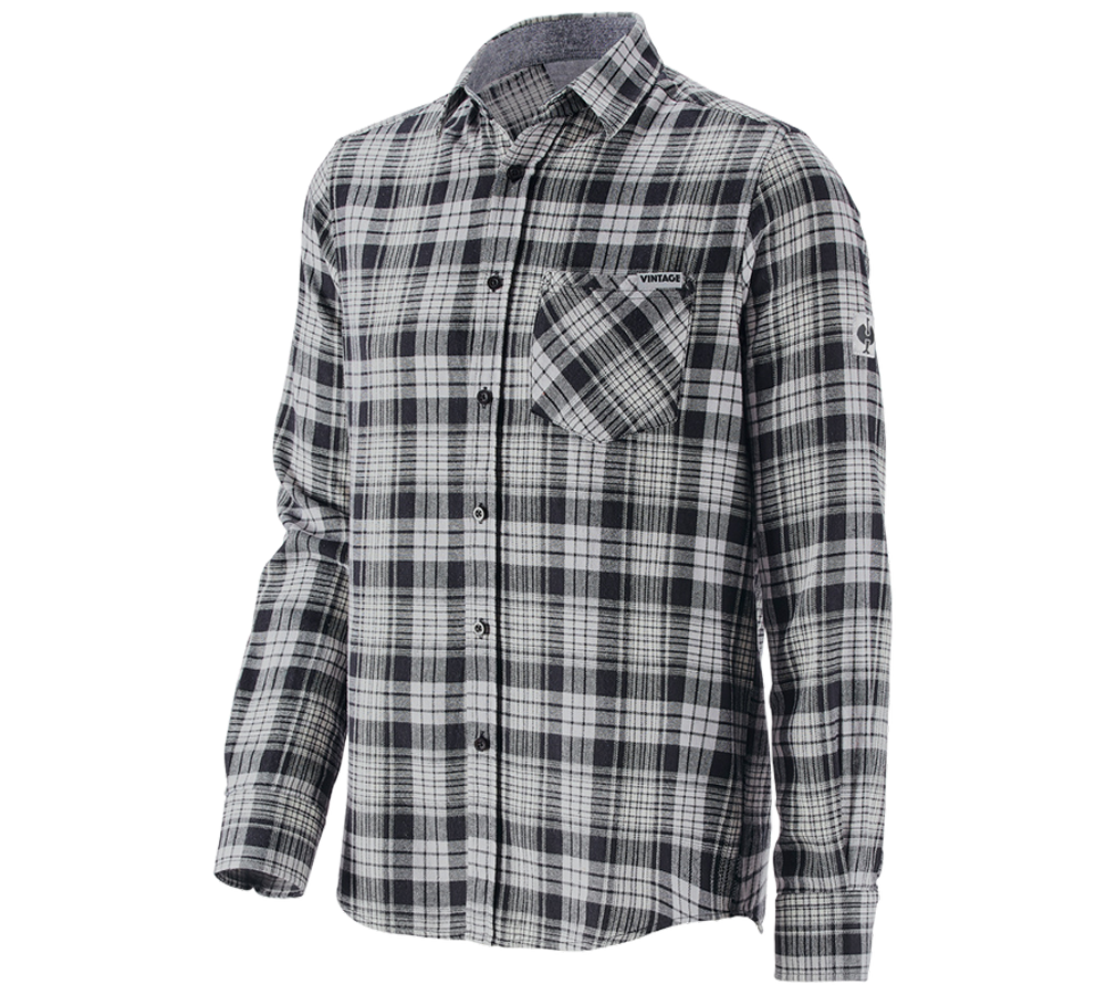 T-Shirts, Pullover & Skjorter: Karo skjorte e.s.vintage + sort ternet