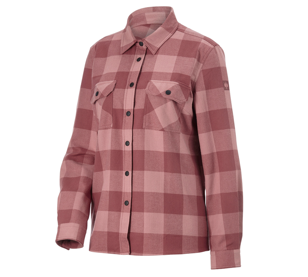 Shirts, Pullover & more: Check shirt e.s.iconic, ladies' + quartz pink/oxidred