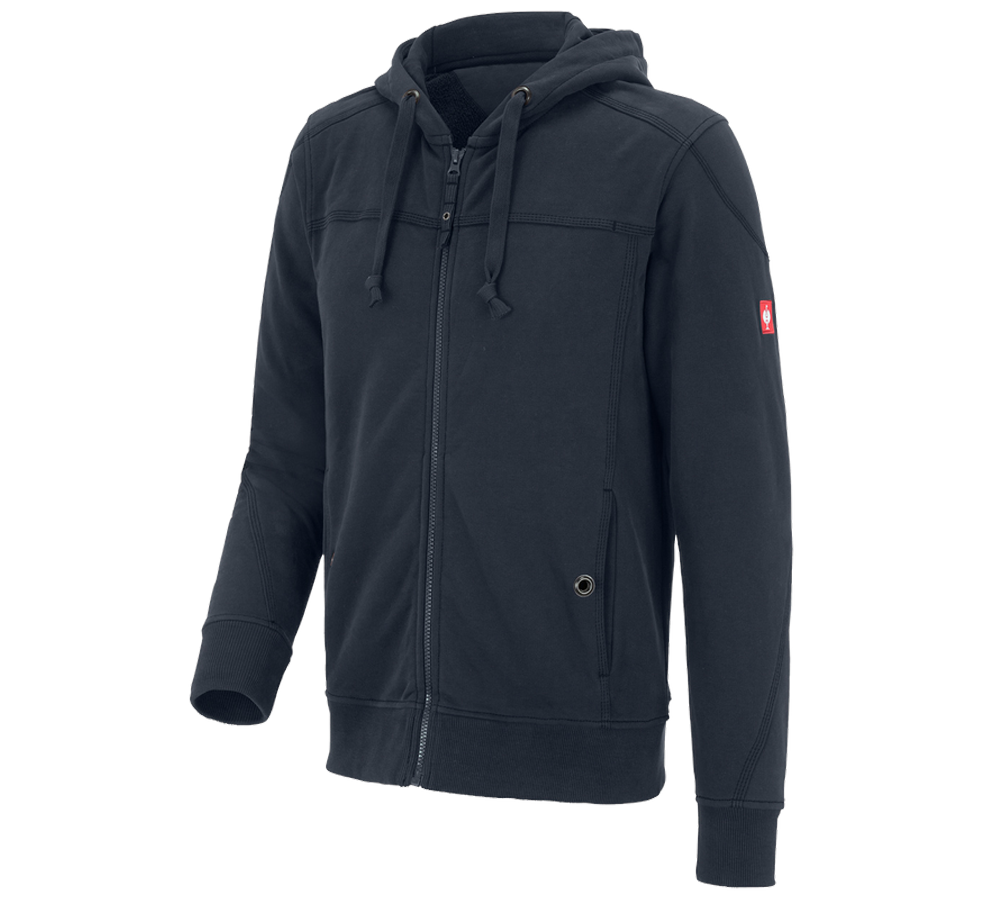 Plumbers / Installers: Hooded jacket cotton e.s.roughtough + midnightblue