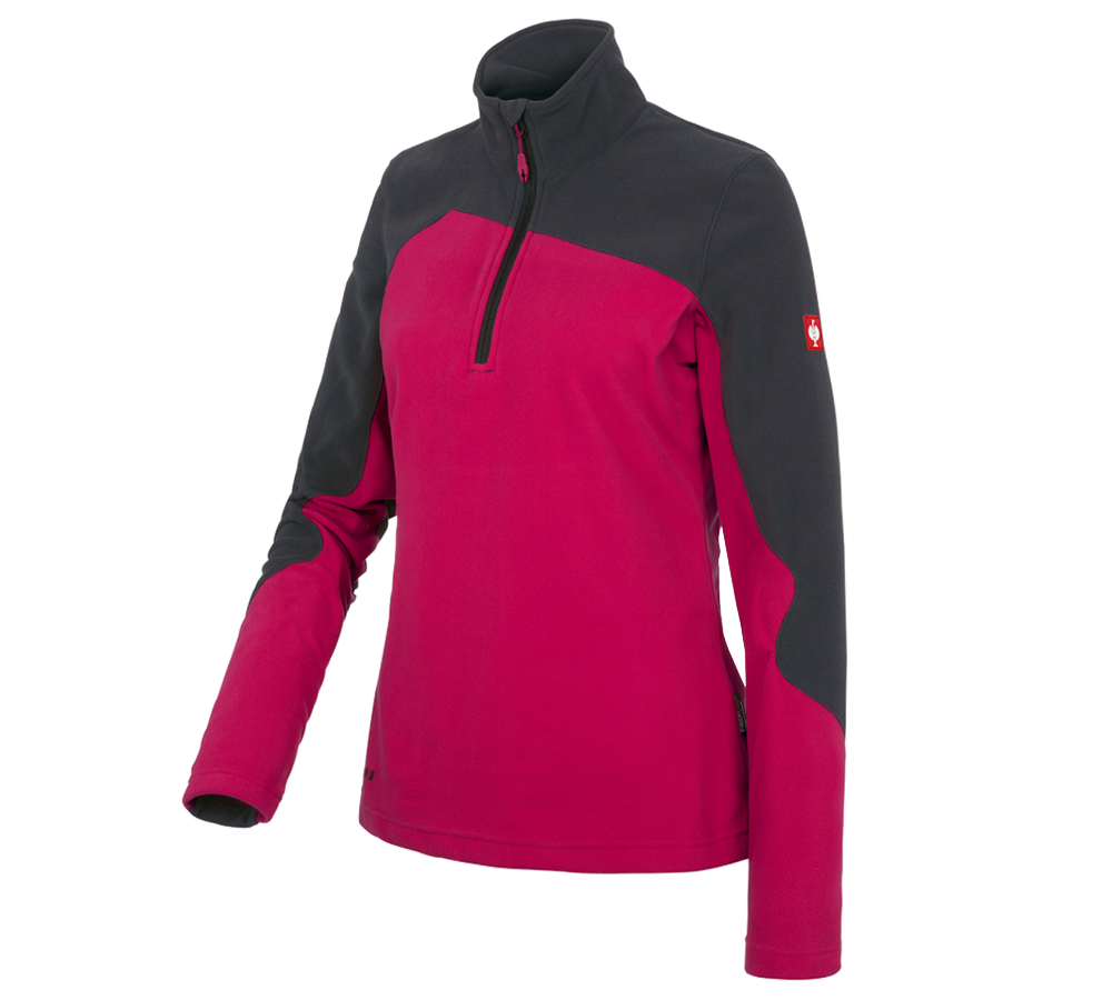 Plumbers / Installers: Fleece troyer e.s.motion 2020, ladies' + berry/graphite