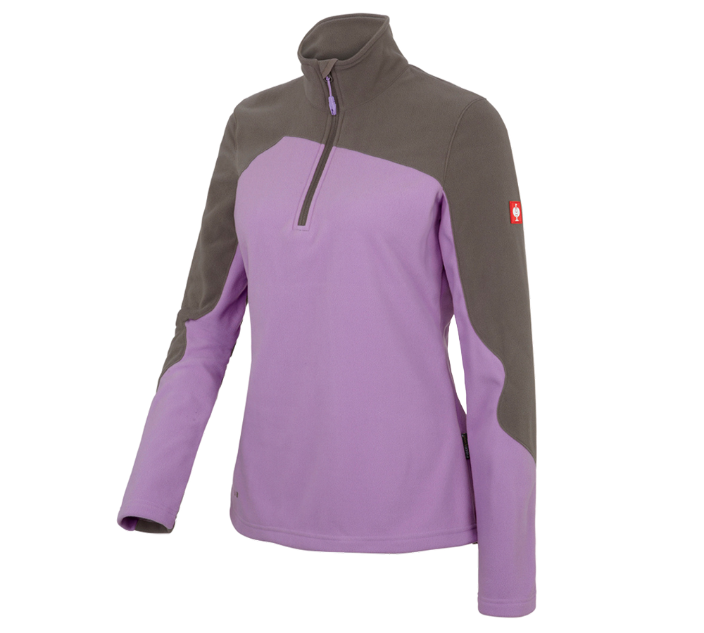T-Shirts, Pullover & Skjorter: Fleecetrøje e.s.motion 2020, damer + lavendel/sten