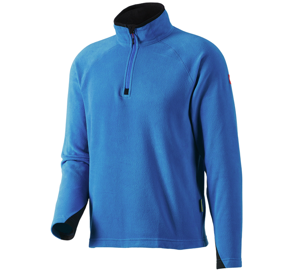 Shirts, Pullover & more: Microfleece troyer dryplexx® micro + gentianblue