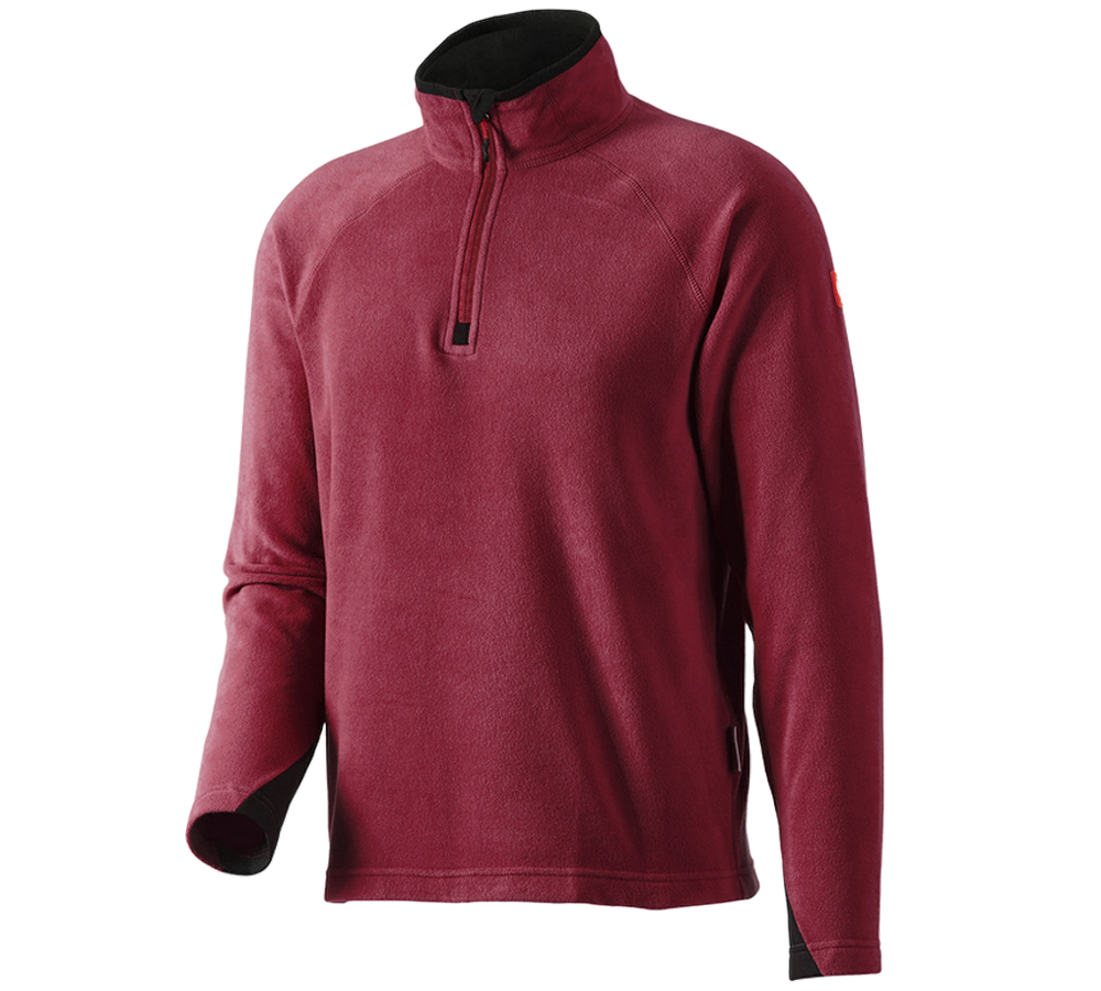 T-Shirts, Pullover & Skjorter: Microfleecetrøje dryplexx® micro + bordeaux