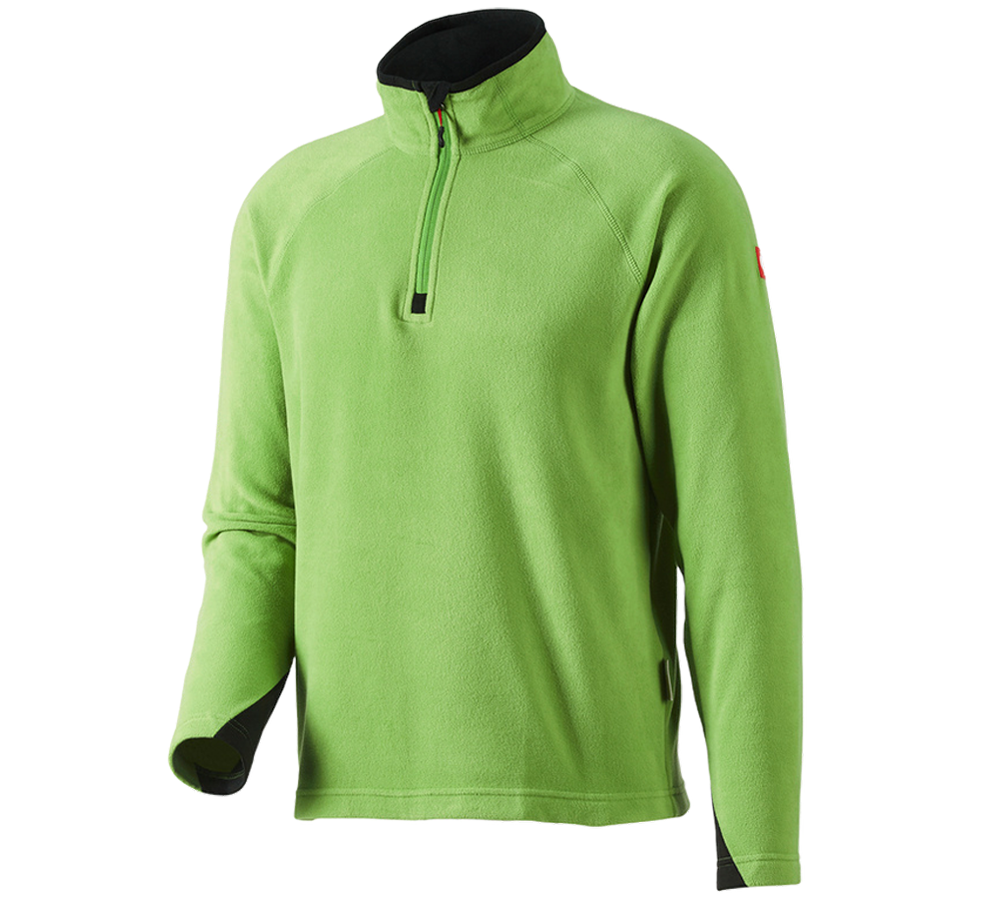 Shirts, Pullover & more: Microfleece troyer dryplexx® micro + seagreen