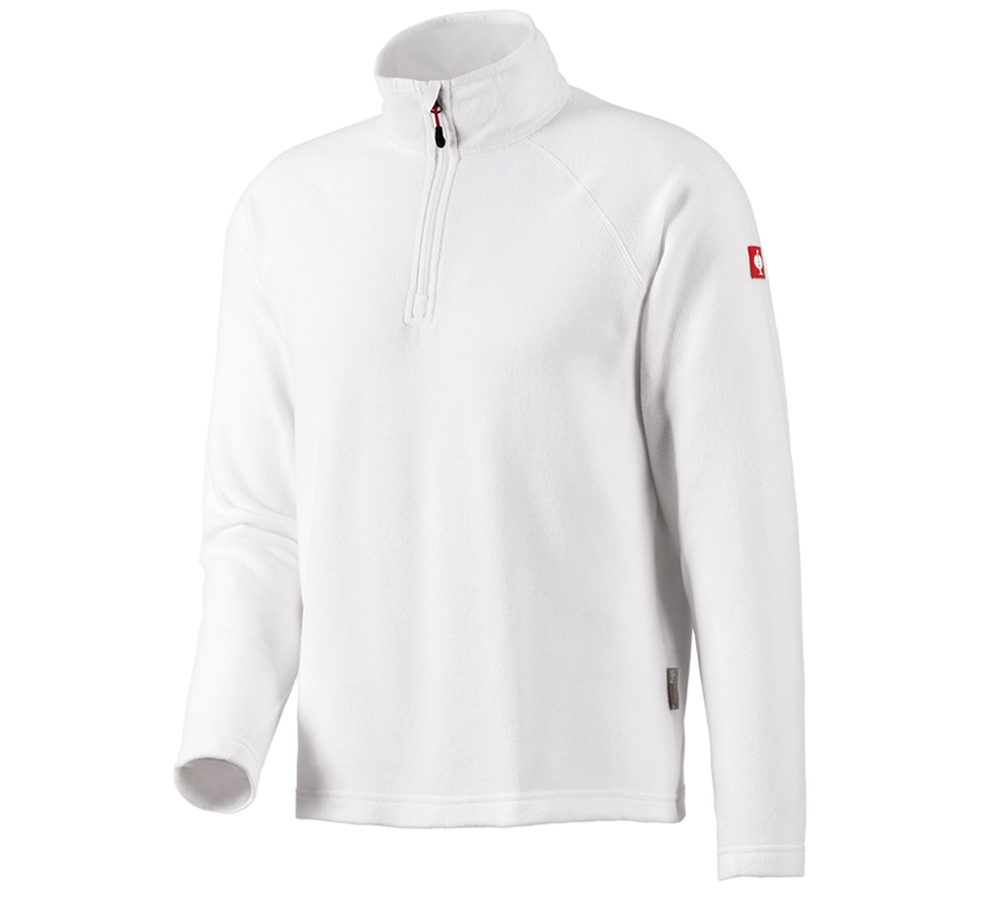 T-Shirts, Pullover & Skjorter: Microfleecetrøje dryplexx® micro + hvid