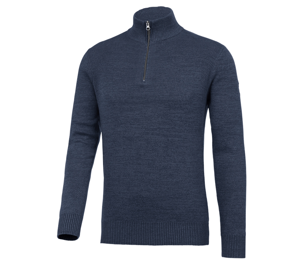 T-Shirts, Pullover & Skjorter: e.s. striktrøjer + natblå melange