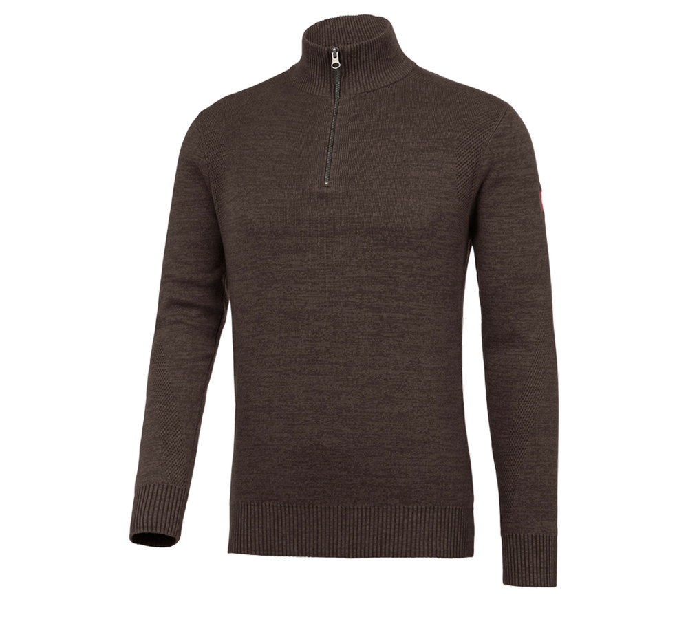 T-Shirts, Pullover & Skjorter: e.s. striktrøjer + bark melange