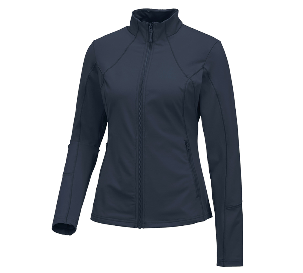 Shirts, Pullover & more: e.s. Functional sweat jacket solid, ladies' + pacific