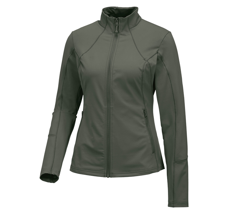 Shirts, Pullover & more: e.s. Functional sweat jacket solid, ladies' + thyme