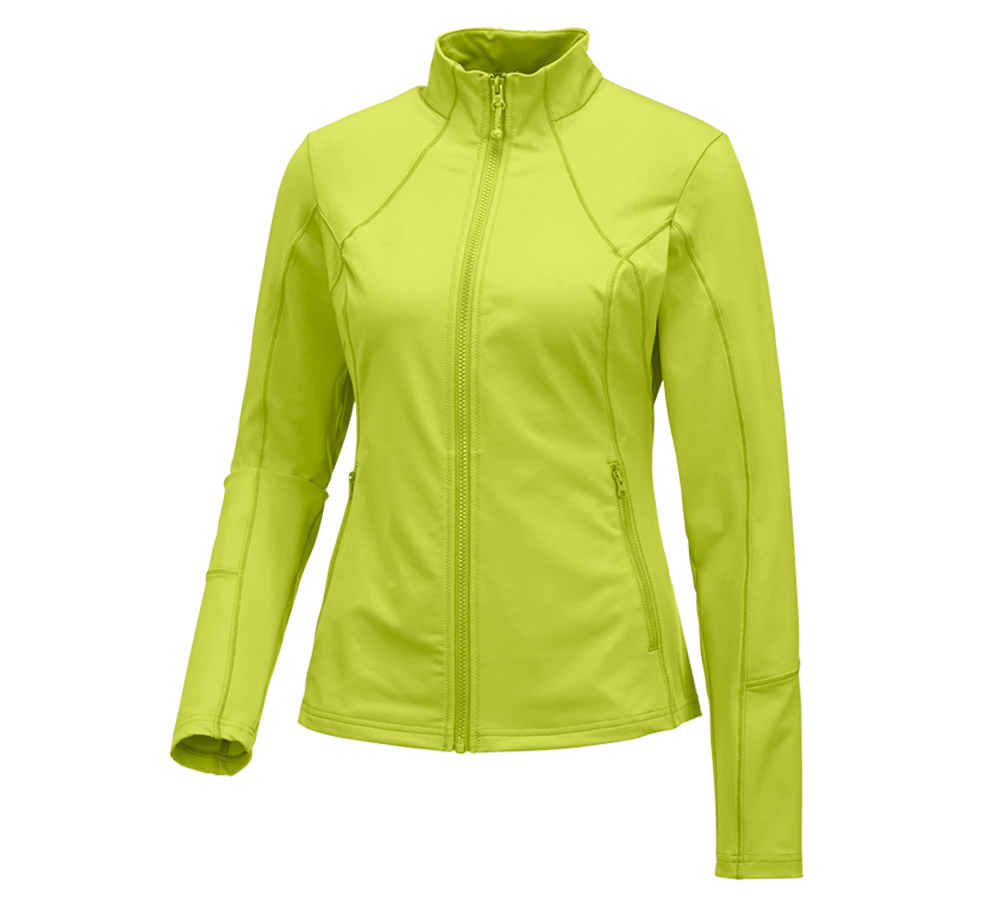 Work Jackets: e.s. Functional sweat jacket solid, ladies' + maygreen