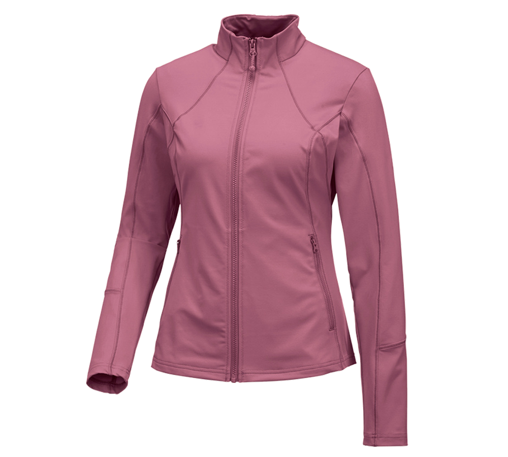 Shirts, Pullover & more: e.s. Functional sweat jacket solid, ladies' + antiquepink
