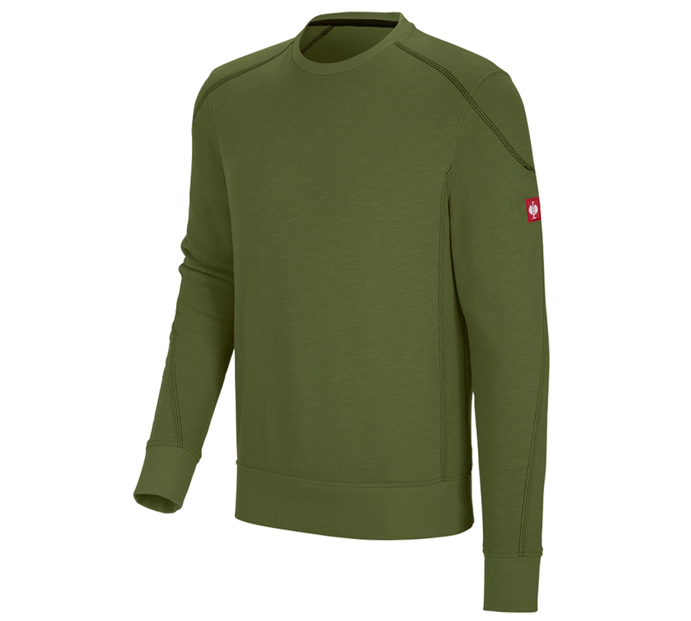 Shirts, Pullover & more: Sweatshirt cotton slub e.s.roughtough + forest