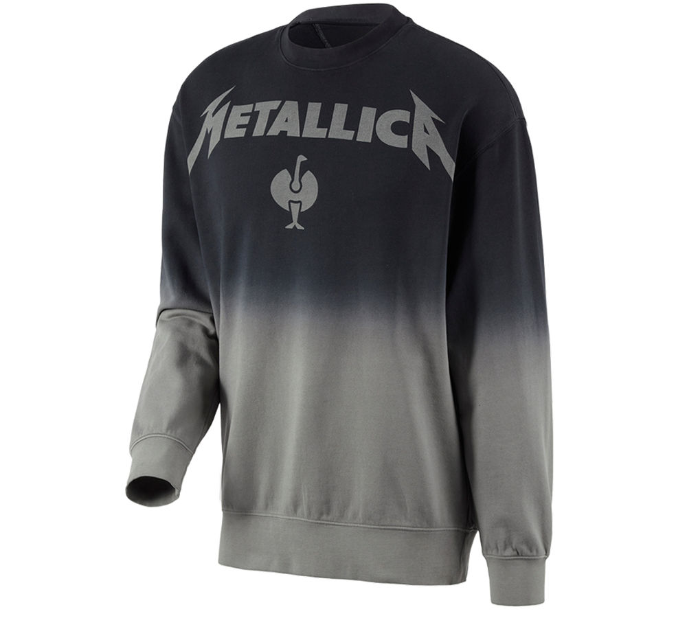 Beklædning: Metallica cotton sweatshirt + sort/granit