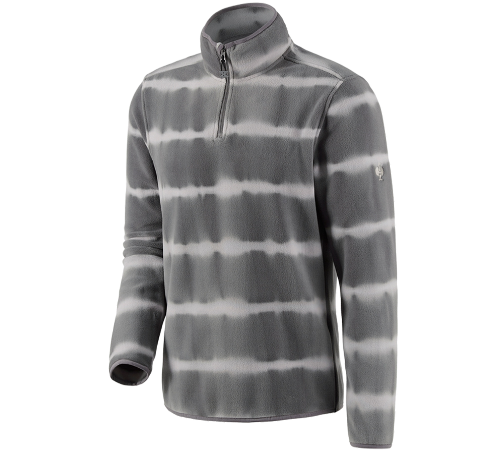 T-Shirts, Pullover & Skjorter: Fleecetrøje tie-dye e.s.motion ten + granit/opalgrå