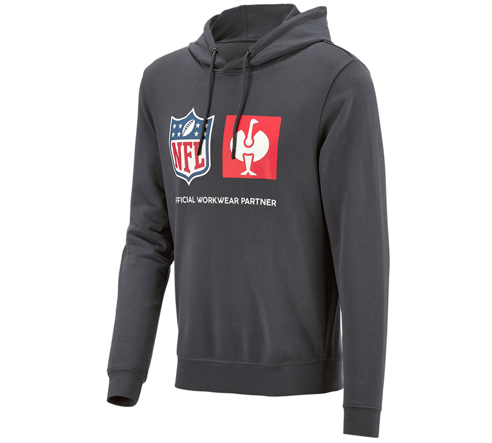 Samarbejde: NFL Hoodie cotton + karbongrå