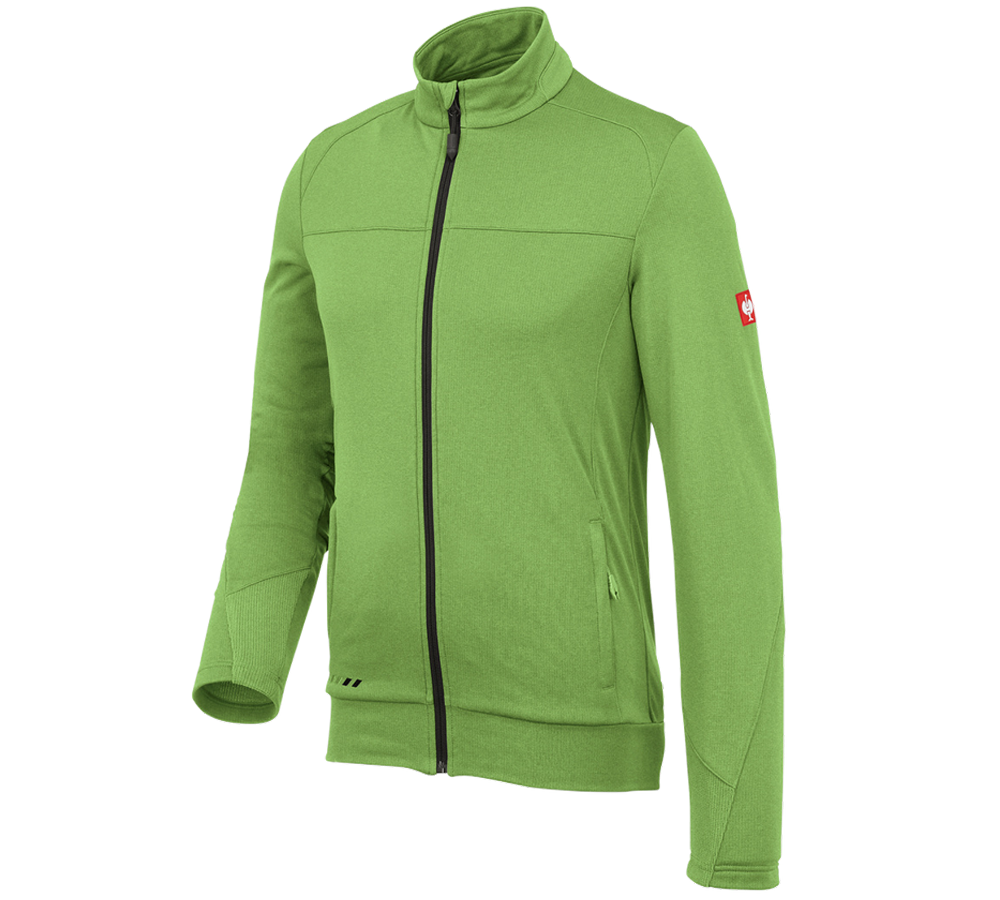 Work Jackets: FIBERTWIN® clima-pro jacket e.s.motion 2020 + seagreen/chestnut
