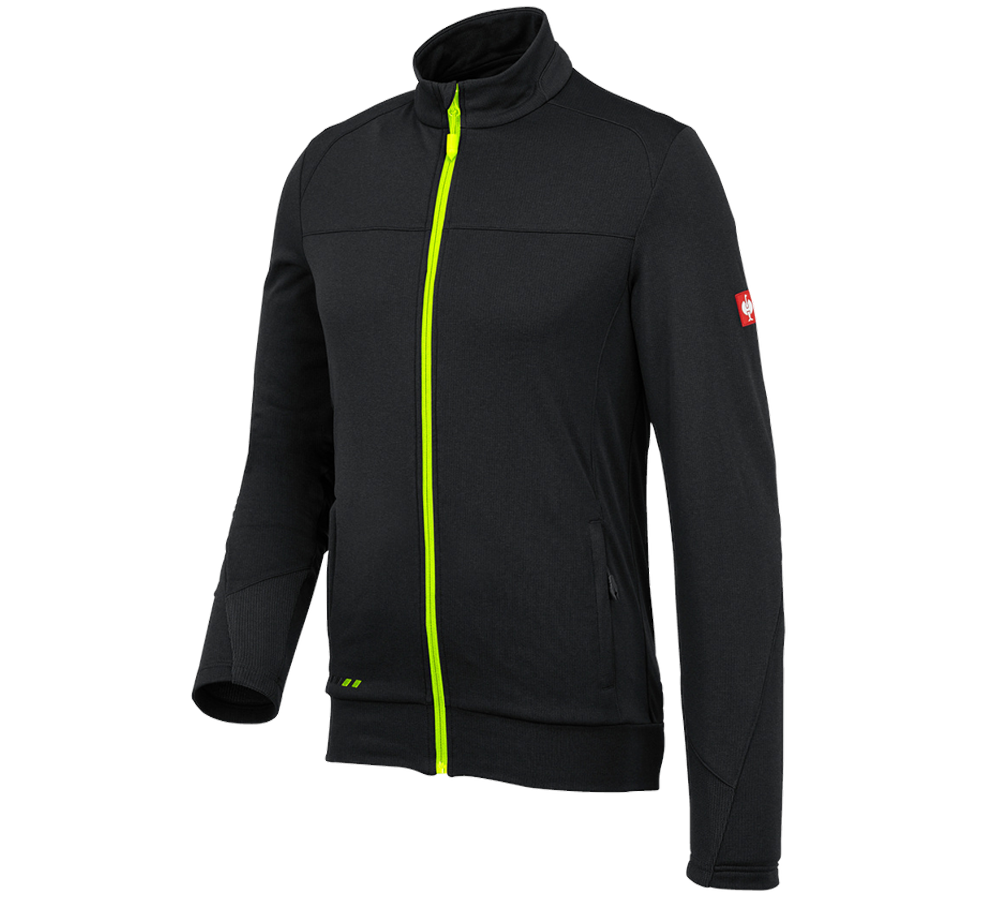 Work Jackets: FIBERTWIN® clima-pro jacket e.s.motion 2020 + black/high-vis yellow