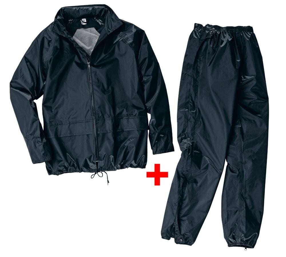 Arbejdsjakker: Sæt regnjakke/-bukser + sort