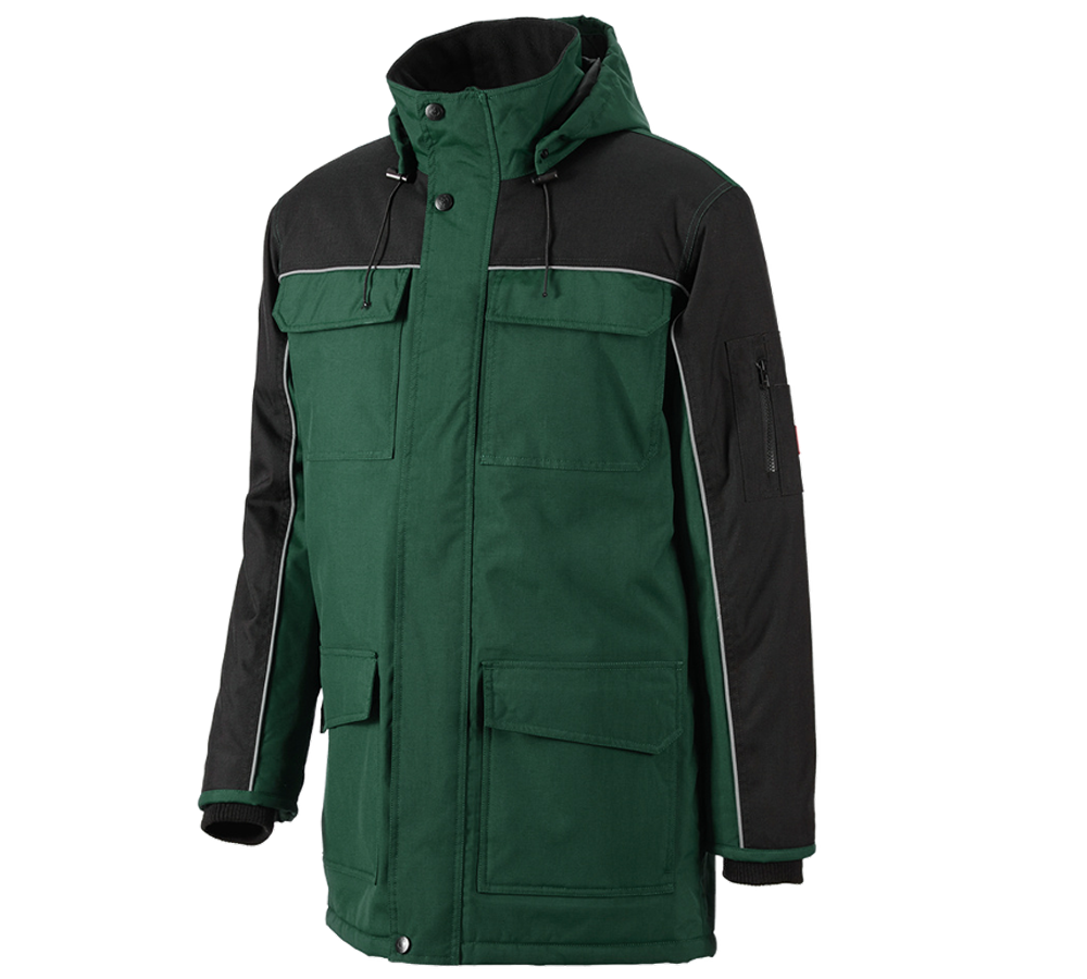 Arbejdsjakker: Parka-jakke e.s.image + grøn/sort