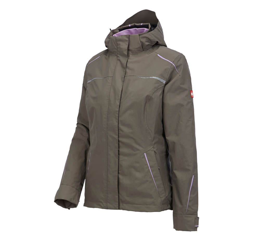 Topics: 3 in 1 functional jacket e.s.motion 2020, ladies' + stone/lavender
