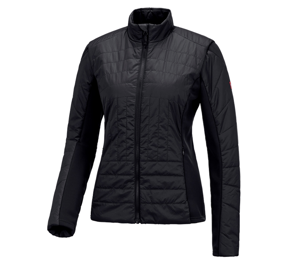 Gardening / Forestry / Farming: e.s. Function quilted jacket thermo stretch,ladies + black