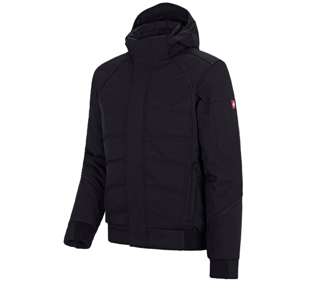 Joiners / Carpenters: Winter softshell jacket e.s.vision + black