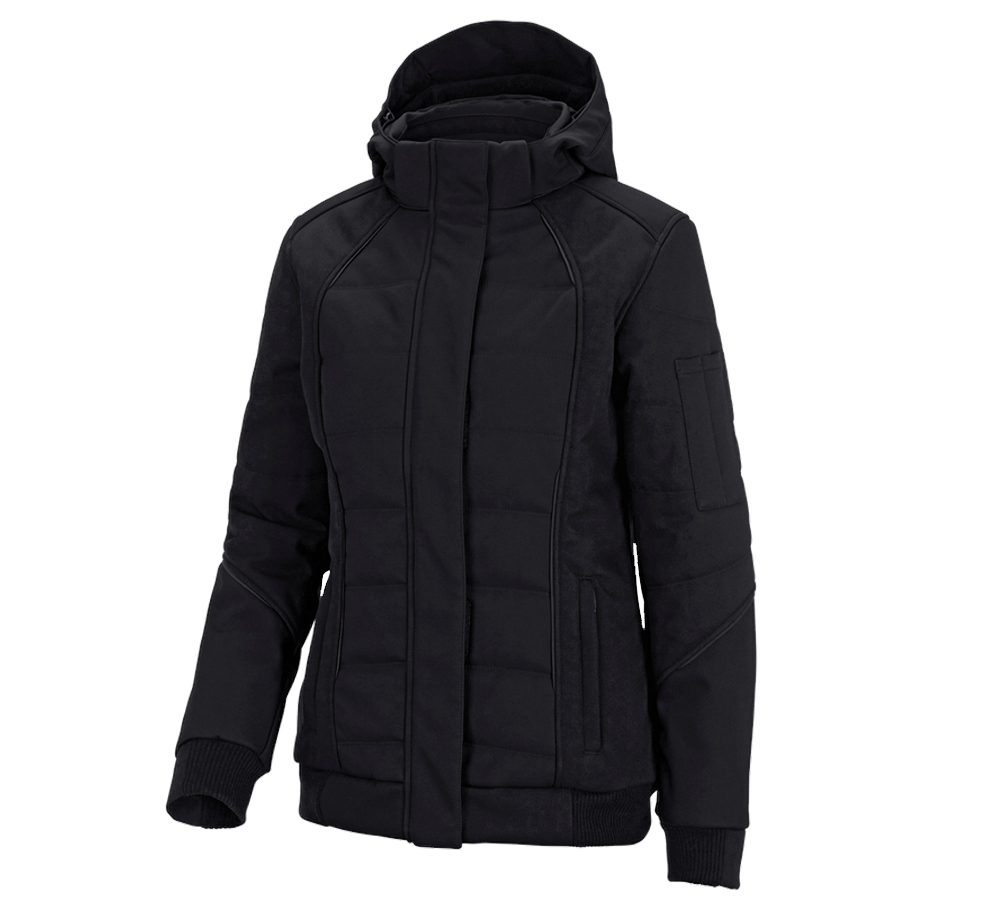 Gardening / Forestry / Farming: Winter softshell jacket e.s.vision, ladies' + black