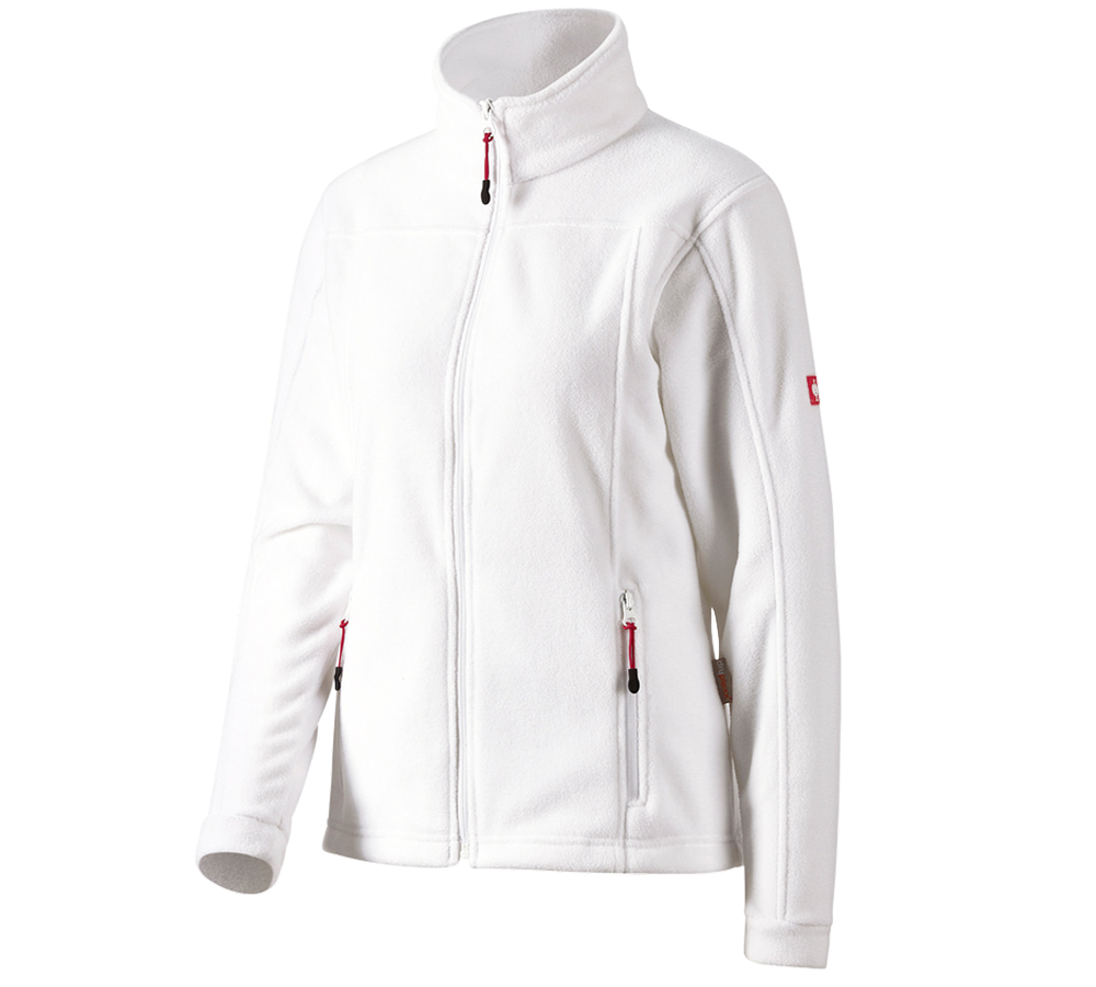 Cold: Ladies' Fleece Jacket e.s.classic + white