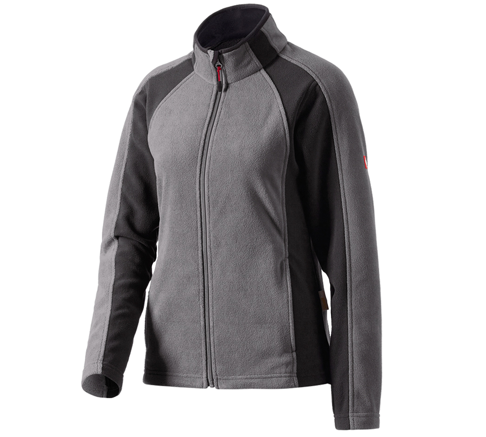 Work Jackets: Ladies' Microfleece jacket dryplexx® micro + anthracite/black