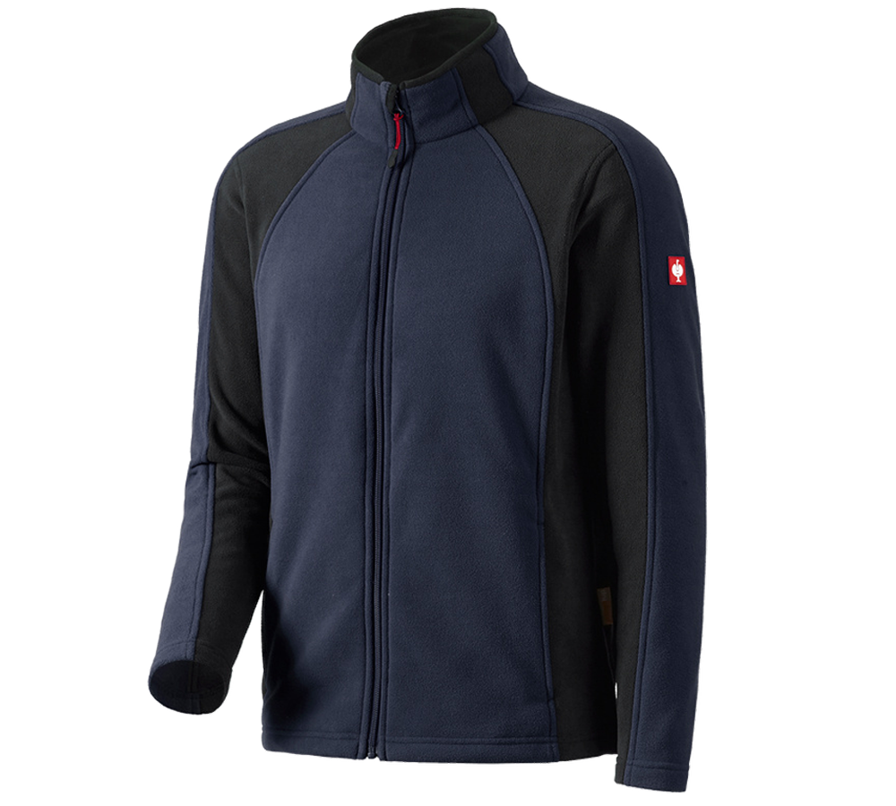Joiners / Carpenters: Microfleece jacket dryplexx® micro + navy/black