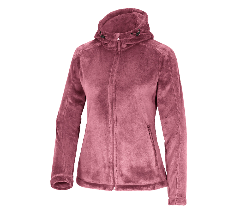Cold: e.s. Zip jacket Highloft, ladies' + antiquepink