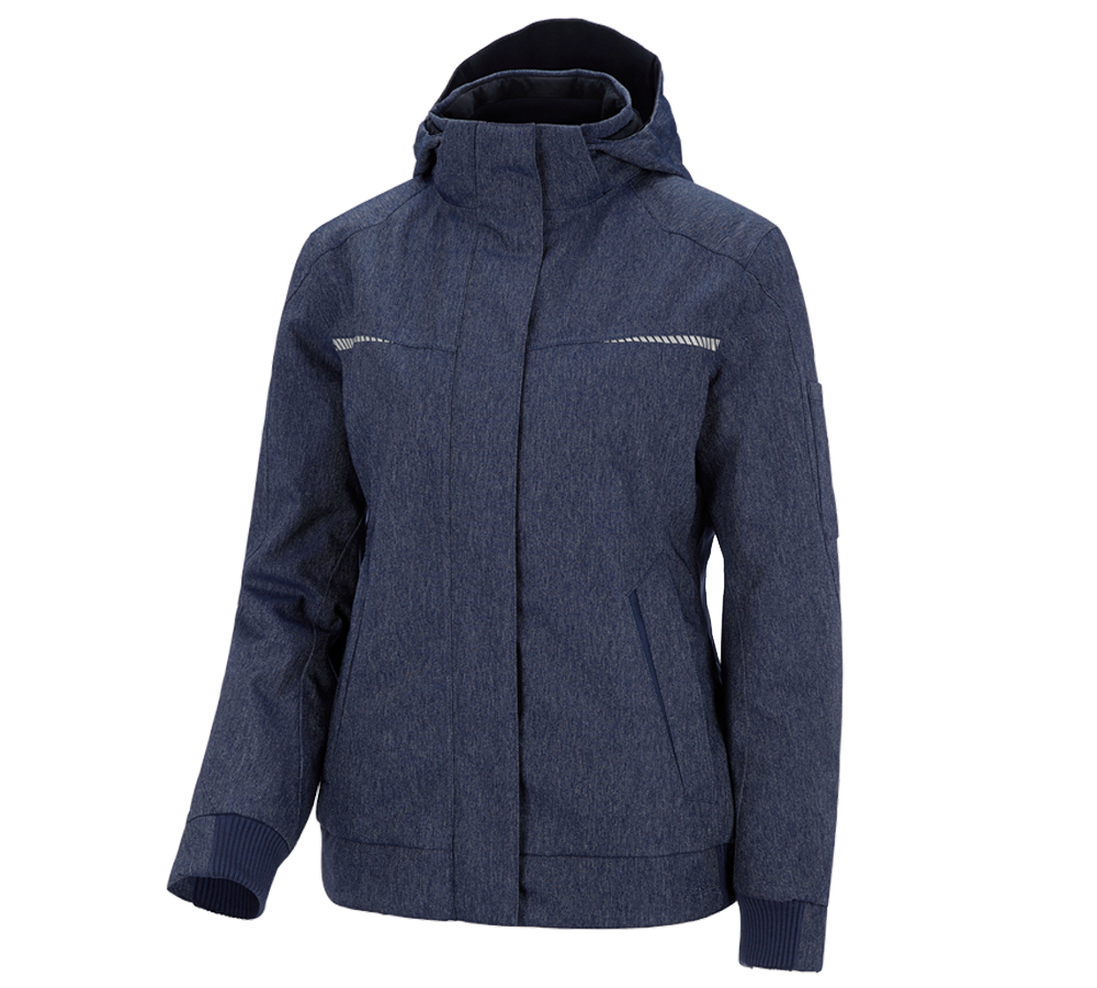 Cold: Winter functional pilot jacket e.s.motion denim,la + indigo