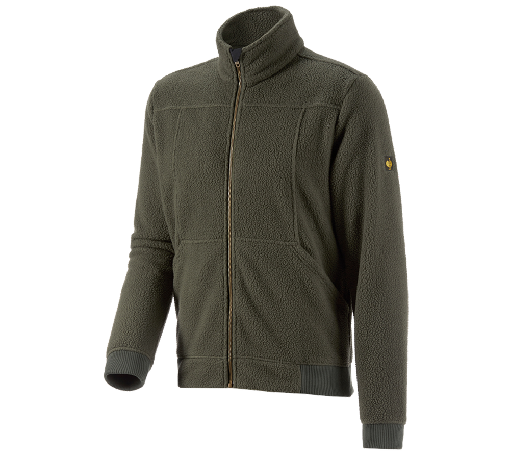 Work Jackets: Faux fur jacket e.s.vintage + disguisegreen